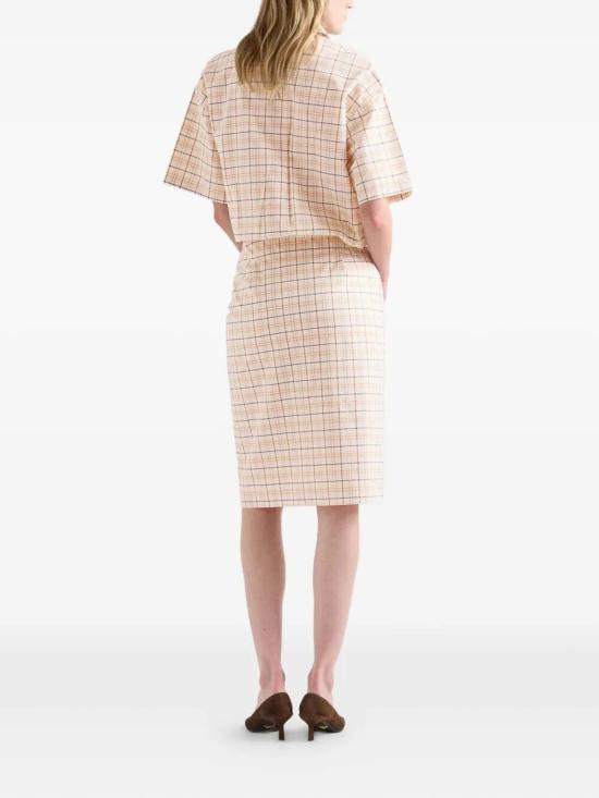 26SS 프라다 미디 스커트 P122IR171CSOOOF028Y NUDE NEUTRALS - PRADA