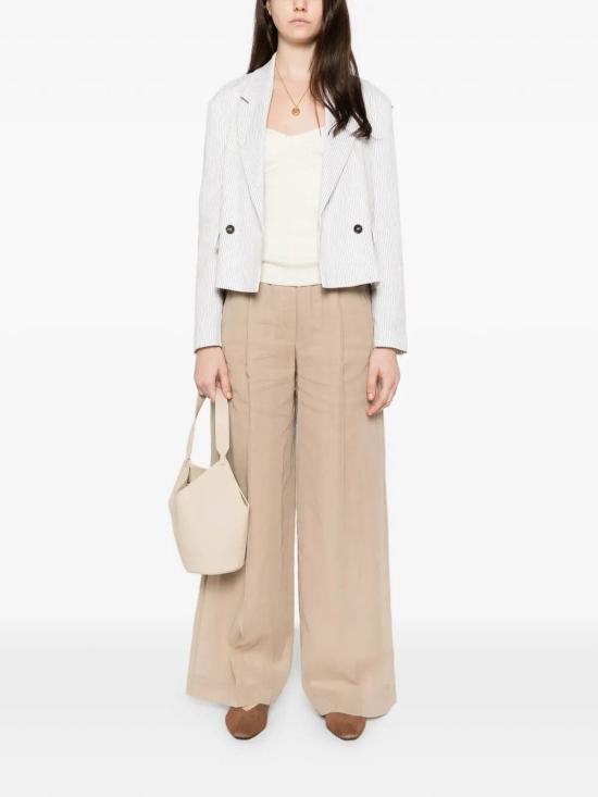 26SS 브루넬로 쿠치넬리 스트레이트 팬츠 M0F91P8742C8690 CREAM - BRUNELLO CUCINELLI