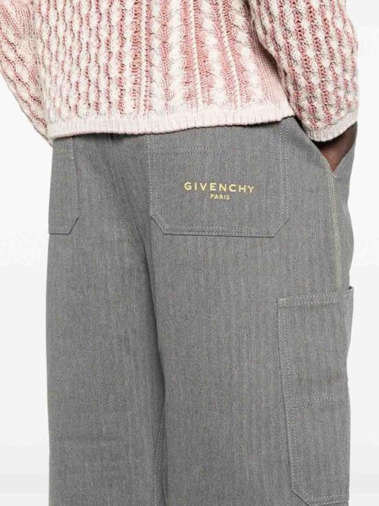26SS 지방시 스트레이트 팬츠 BM51PB516Y020 GREY - GIVENCHY