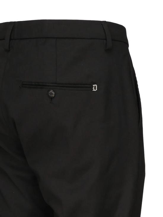 25FW 돈답 스트레이트 팬츠 UP235OS0120U002ODU999 BLACK - DONDUP