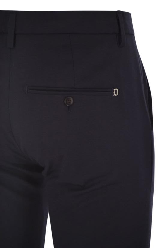 25FW 돈답 스트레이트 팬츠 UP235OS0120U002ODU890 BLUE - DONDUP