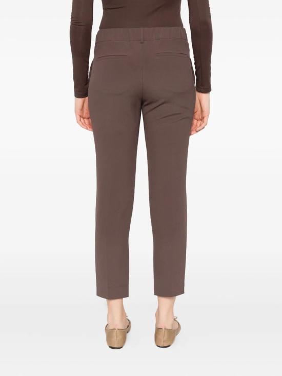 26SS 브루넬로 쿠치넬리 실크 새틴 밴딩 팬츠 MA029P1673C4222 BROWN - BRUNELLO CUCINELLI