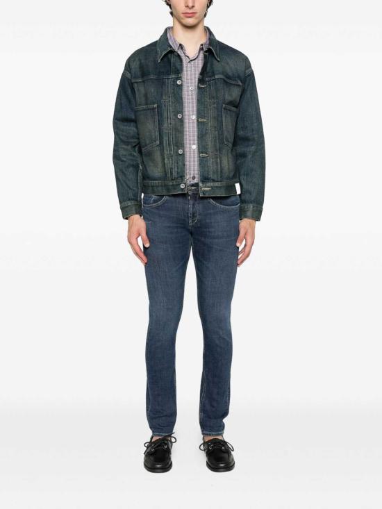 25FW 돈답 스트레이트 팬츠 UP232DSK316UJ12DU800 BLUE - DONDUP