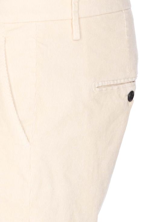 25FW 돈답 스트레이트 팬츠 UP235VS0028UPT0005 WHITE - DONDUP