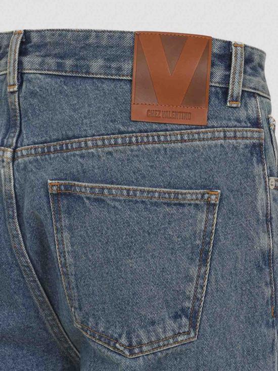 25FW 발렌티노 가라바니 스트레이트 팬츠 7V3DE04QB0W558 MEDIUM WASH - VALENTINO GARAVANI