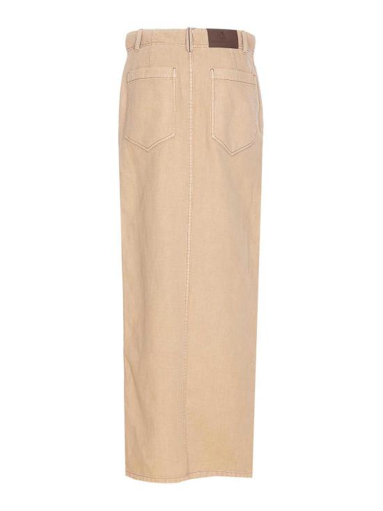  브루넬로 쿠치넬리 롱 스커트 ML996G3822C2910 BEIGE - BRUNELLO CUCINELLI