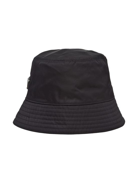  프라다 리나일론 삼각 로고 버킷 햇 리나일론 삼각 로고 버킷 햇 2HC1372DMIF0002 BLACK - PRADA