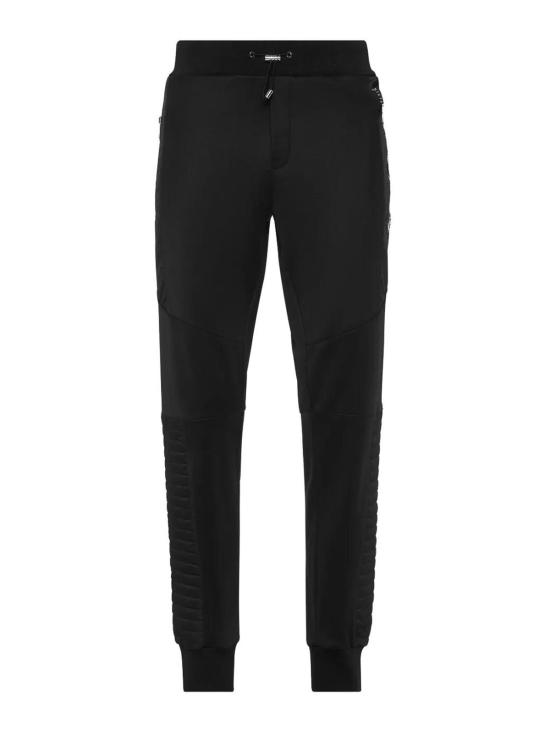25FW 필립 플레인 스트레이트 팬츠 FAECMJT2661PTE003N02 BLACK
