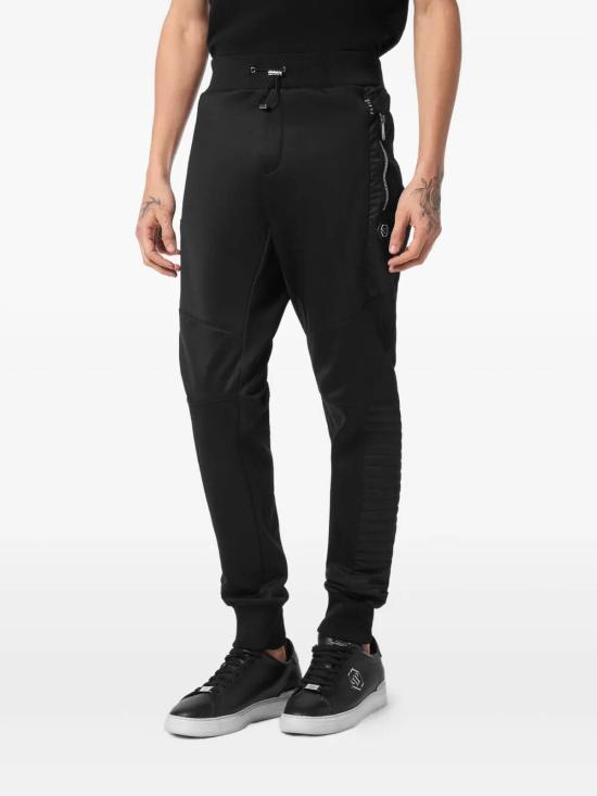 25FW 필립 플레인 스트레이트 팬츠 FAECMJT2661PTE003N02 BLACK - PHILIPP PLEIN