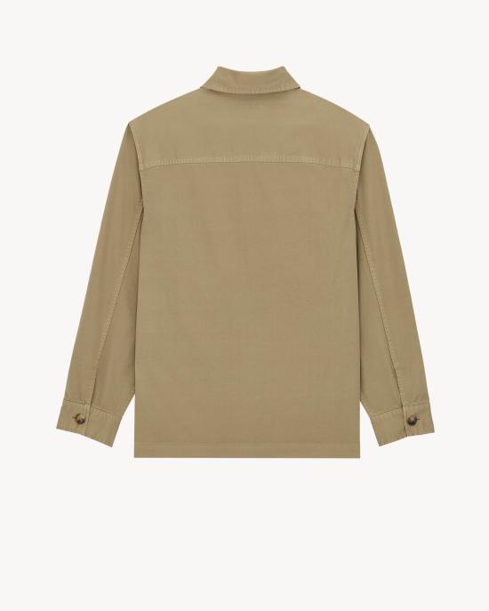 26SS 생로랑 코튼 카산드라 오버셔츠 861004Y04VD8441 NUDE NEUTRALS - SAINT LAURENT