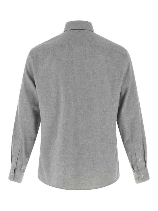 25FW 브루넬로 쿠치넬리 긴팔 셔츠 MY6370627C045 GREY - BRUNELLO CUCINELLI