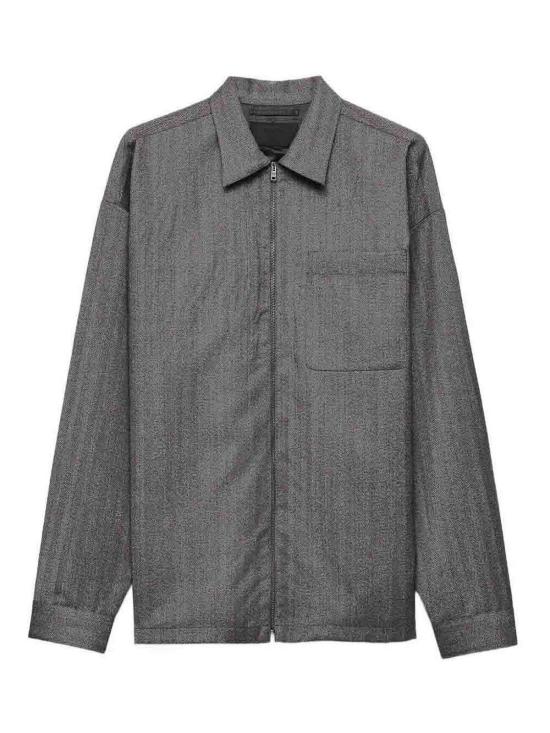 25FW 프라다 긴팔 셔츠 SC82415O1SOOOF0031 GREY