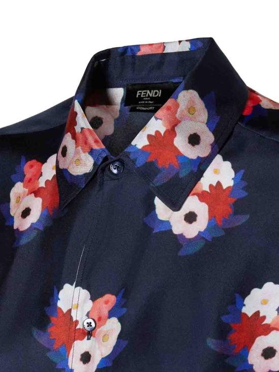 26SS 펜디 긴팔 셔츠 FS1355AY4BF0ZNZ BLUE - FENDI