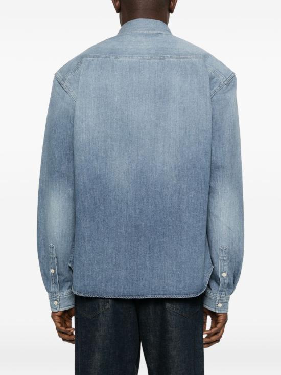 26SS 생로랑 긴팔 셔츠 862246Y29YA4428 BLUE - SAINT LAURENT
