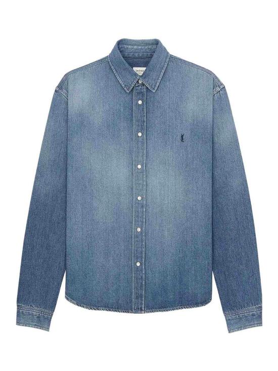 26SS 생로랑 긴팔 셔츠 862246Y29YA4428 BLUE