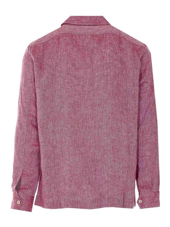 26SS 브루넬로 쿠치넬리 이지 핏 리넨 셔츠 MM6840618C151 RED - BRUNELLO CUCINELLI