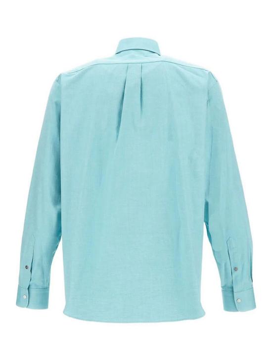 26SS 펜디 옥스포드 코튼 셔츠 FS1296AVZDF0XCN GREEN - FENDI