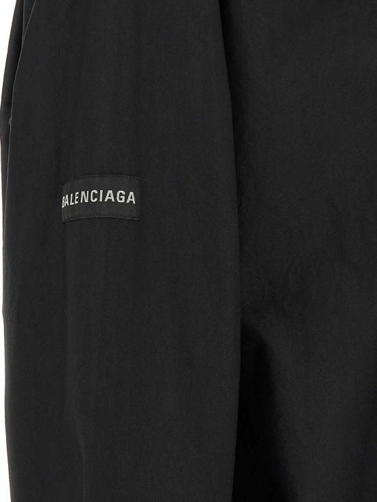 26SS 발렌시아가 로고 패처 코튼 셔츠 857814TRM281000 BLACK - BALENCIAGA