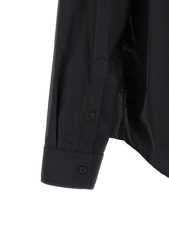 26SS 발렌시아가 로고 패처 코튼 셔츠 857814TRM281000 BLACK - BALENCIAGA