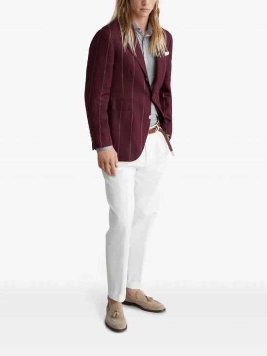 26SS 브루넬로 쿠치넬리 프렌치 칼라 셔츠 MD8216686C571 GREY - BRUNELLO CUCINELLI