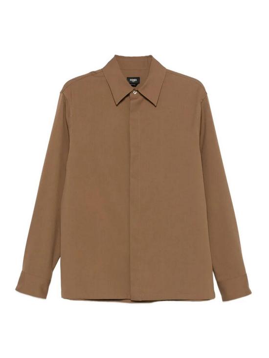 26SS 펜디 긴팔 셔츠 FS1329AU60F0QE1 LIGHT BROWN