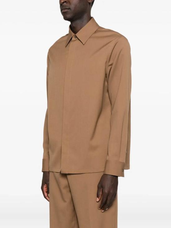26SS 펜디 긴팔 셔츠 FS1329AU60F0QE1 LIGHT BROWN - FENDI