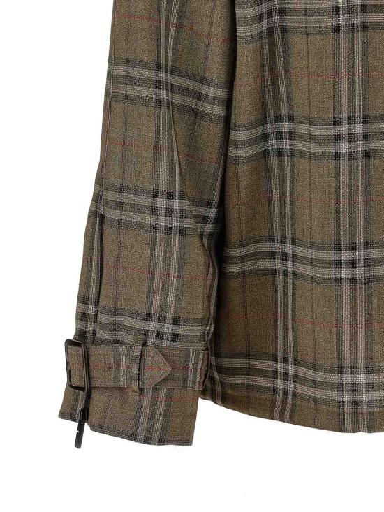 25SS 버버리 체크 실크 블렌드 하프 집 자켓 8108324 MULTICOLOUR - BURBERRY
