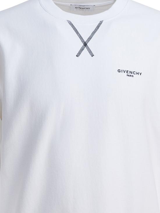 26SS 지방시 후드 티셔츠 BMJ0P63YS1100 WHITE - GIVENCHY