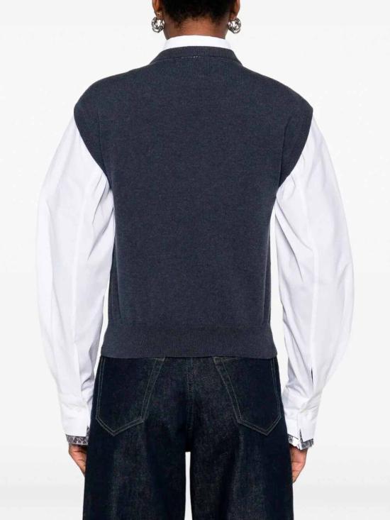 25FW 브루넬로 쿠치넬리 스웨터 M12212610C7186 BLUE - BRUNELLO CUCINELLI