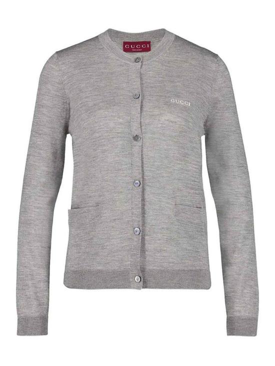 25FW 구찌 캐시미어 블렌드 가디건 830825XKEWD1014 GREY