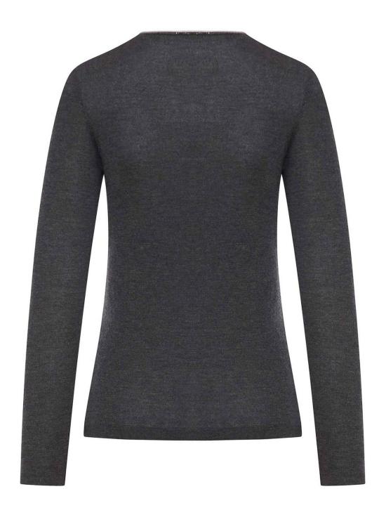 25FW 브루넬로 쿠치넬리 V넥 니트 M13836502C055W GREY - BRUNELLO CUCINELLI