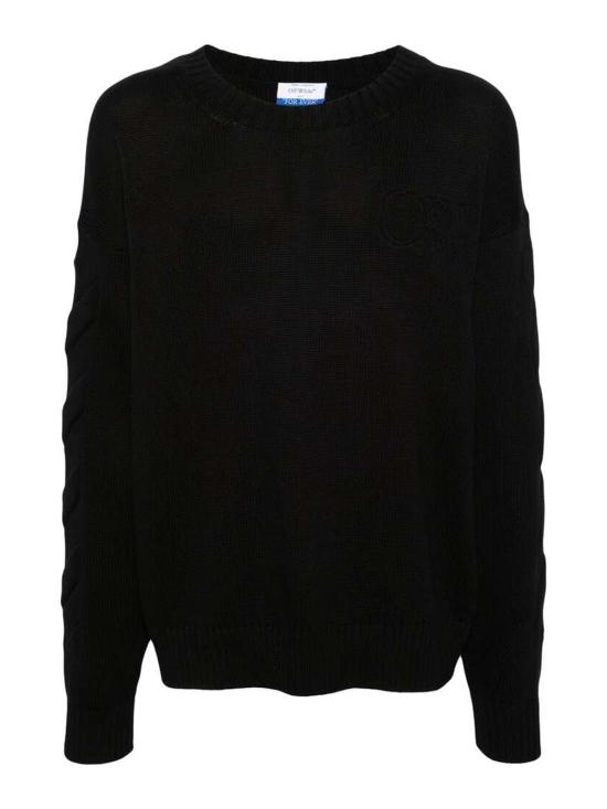  오프화이트 스웨터 OMHE151C99KNI0011010 BLACK