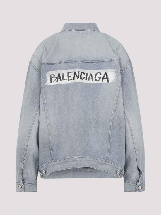 26SS 발렌시아가 레귤러 핏 데님 재킷 861410TTWB14009 BLUE - BALENCIAGA