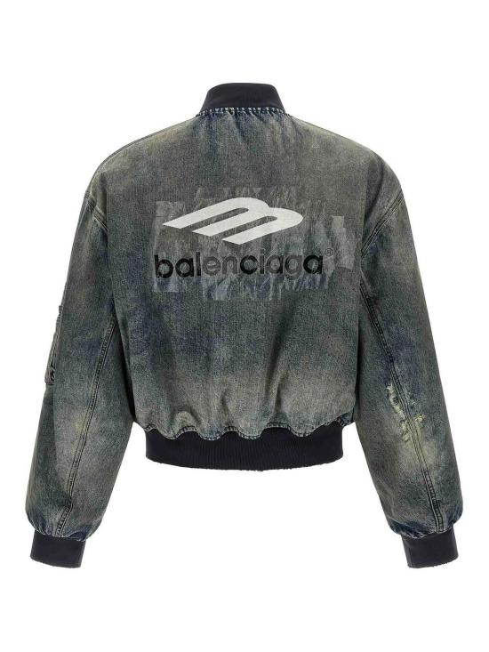26SS 발렌시아가 더티 스탠다드 봄버 자켓 850058TTW661505 GREY - BALENCIAGA