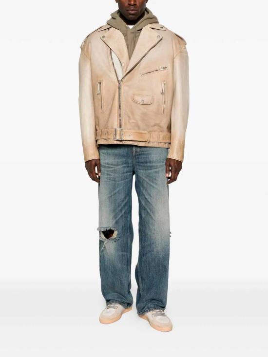 26SS 골든구스 바이커 자켓 GUP02535P00230415155 LIGHT BROWN - GOLDEN GOOSE