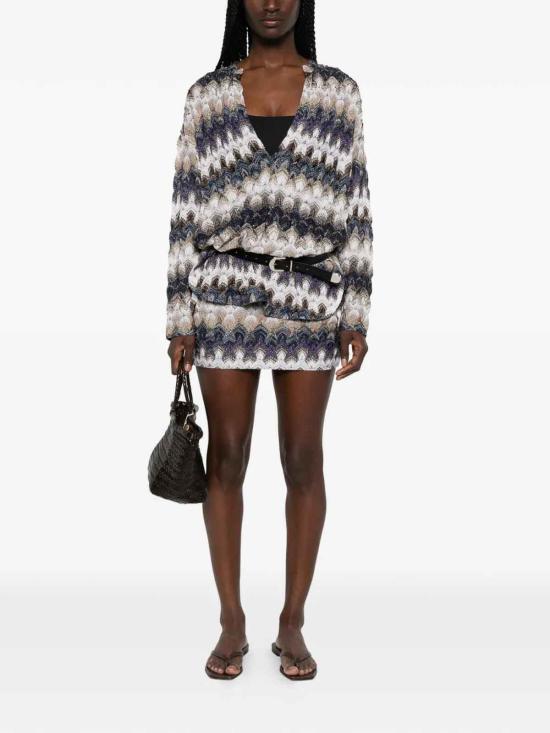 25FW 미소니 반팔 티셔츠 29DS26SJ01BR015JS72RA MULTICOLOUR - MISSONI