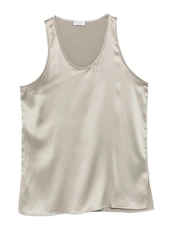 26SS 브루넬로 쿠치넬리 민소매 티셔츠 M0C59DZ300C9125 GREY