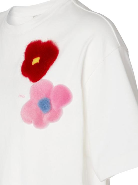26SS 펜디 저지 티셔츠 FS9776AOUHF0ZNM WHITE - FENDI