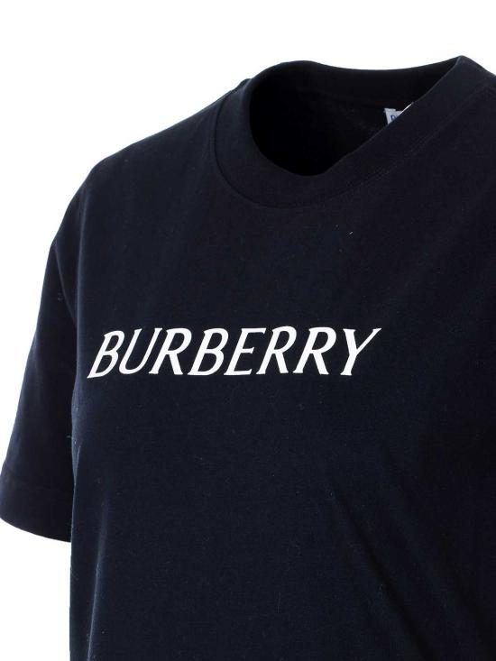 26SS 버버리 로고 코튼 티셔츠 8118977 BLACK - BURBERRY