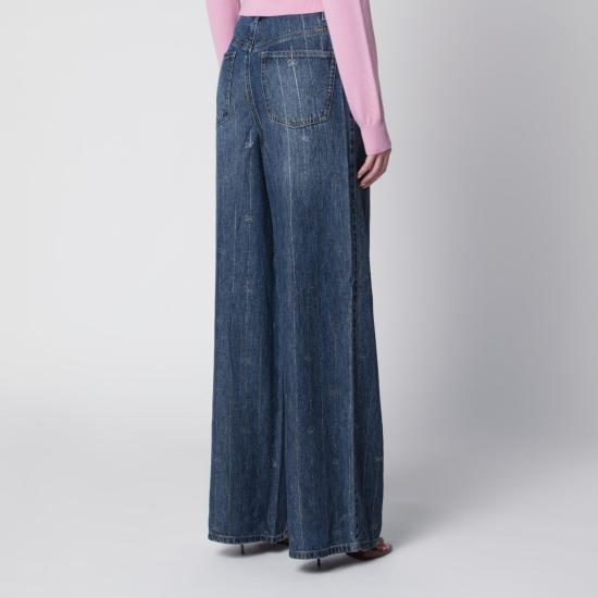 26FW 셀프 포트레이트 스트레이트 팬츠 PF26826PADE BL BLUE - SELF PORTRAIT