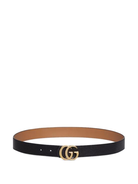 26FW 구찌 GG 마몽 리버시블 벨트 A002CFAAGRU1045 black