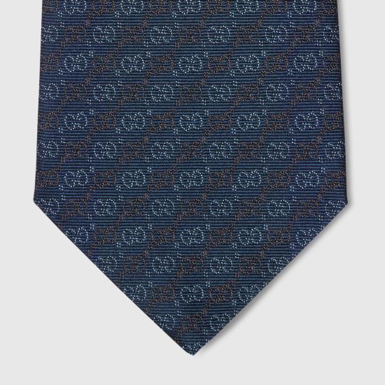 26SS 구찌 넥타이 8533514E0094369 blue - GUCCI