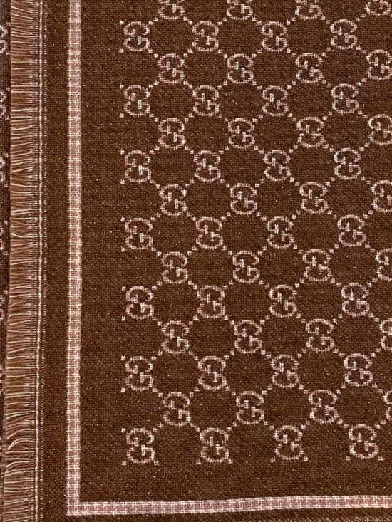  구찌 GG 울 스카프 8390353GAMQ2572 brown - GUCCI