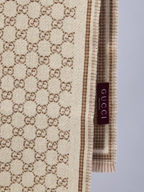  구찌 GG 울 스카프 8390353GAMQ9778 Ivory - GUCCI