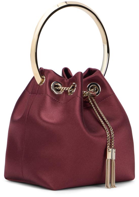 26FW 지미추 토트백 BONBONFUQDEEPMERLOTLIGHTGOLD Burgundy - JIMMY CHOO