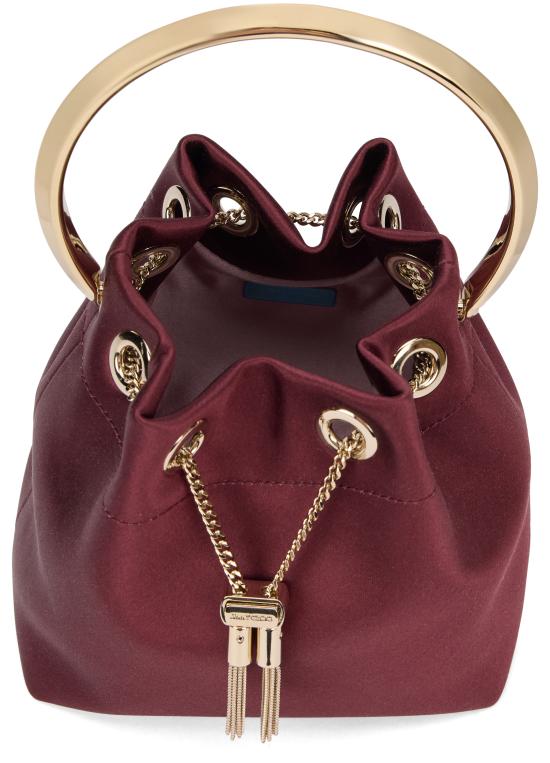 26FW 지미추 토트백 BONBONFUQDEEPMERLOTLIGHTGOLD Burgundy - JIMMY CHOO