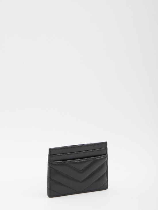  생로랑 카산드라 마틀라세 카드 케이스 423291AAA441000 black - SAINT LAURENT