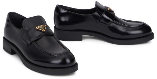  프라다 스웨이드 로퍼 1D329NFDX25055F0002 black - PRADA
