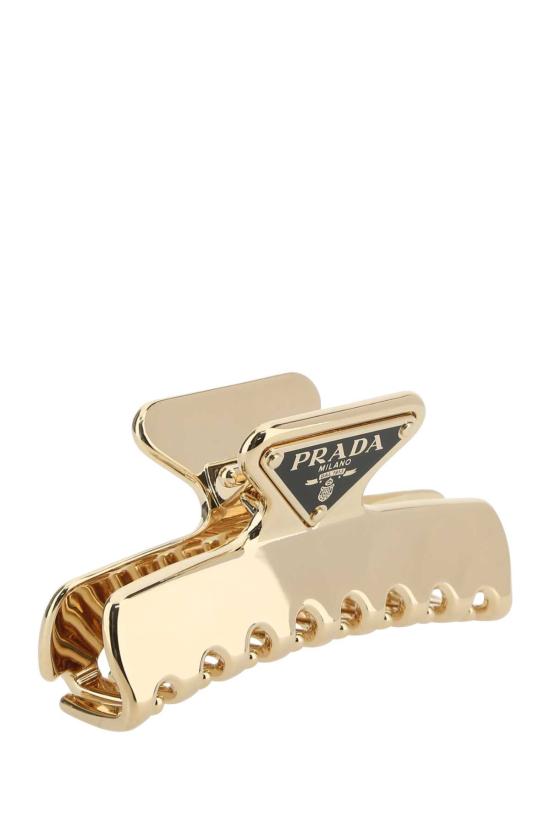 26SS 프라다 메탈 헤어 클립 1IF1032BA6 F0056 ORO - PRADA