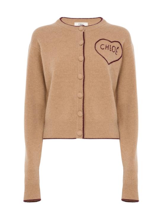 26FW 끌로에 가디건 CH26AMC15710 218 BLEACHED BROWN